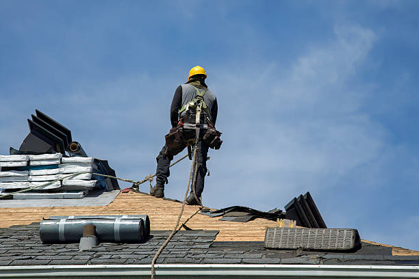 Professional Roof Installation technician working in Shiro, TX